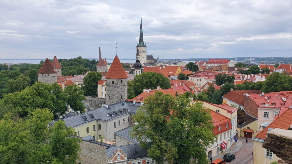 Patkuli Viewing Platform - panoramic views over Tallinn's Old Town and the Baltic Sea