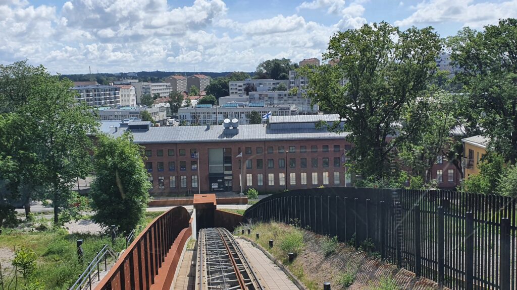 Lift to the Turku's former prison