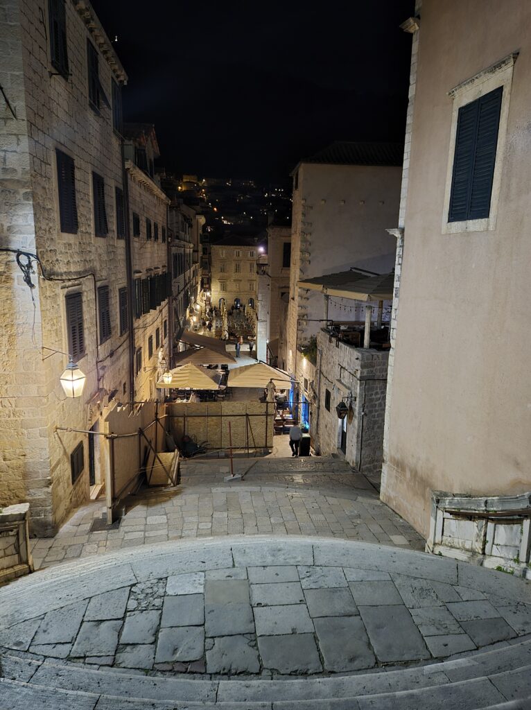 Jesuit Stairs in Dubrovnik Old Town, site of Cersei’s Walk of Shame in Game of Thrones